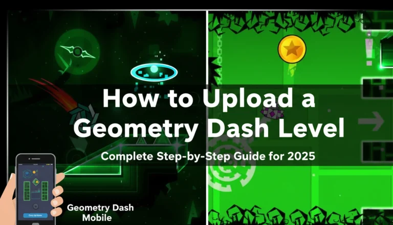 How to Upload a Geometry Dash Level: Complete Step‑by‑Step Guide for 2025