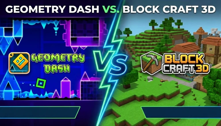Rhythm vs. Sandbox: Geometry Dash or Block Craft 3D, Which Mobile Game Is Right for You?