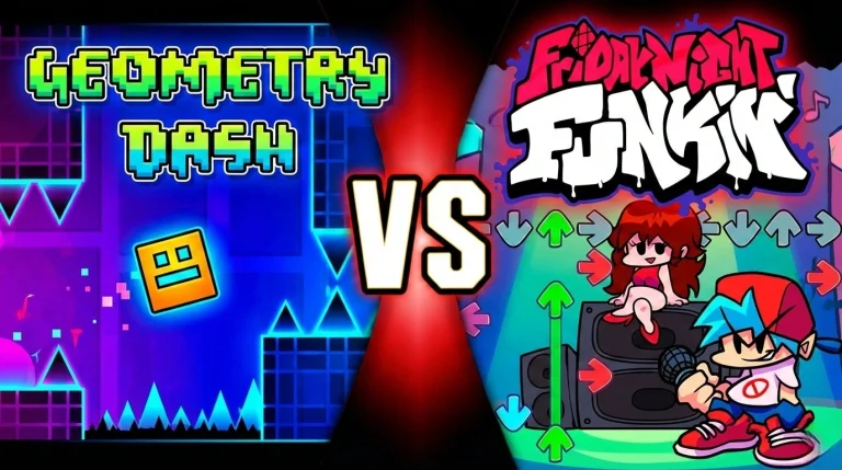 Geometry Dash vs Friday Night Funkin: Platforming Dexterity or Beat Showdown?